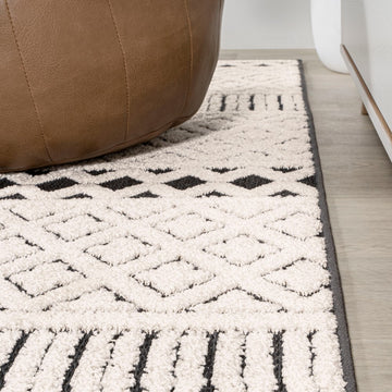 Ormond High-low Modern Trellis Geometric Area Rug